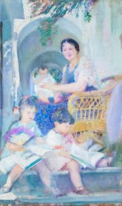Family Under the Arches