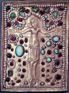 Reliquary Cover of a Bible depicting Christ on the Cross by Armenian School