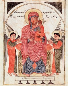 Virgin with Child and Angels (detail)