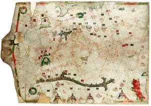 A Mediterranean Chart Showing the North East Atlantic