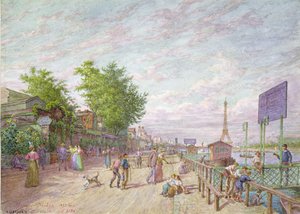 Quai du Point du Jour, Boulogne Billancourt, 1897 by Arnaud Durbec