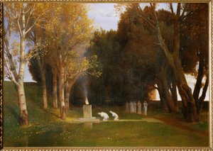 Sacred Grove by Arnold Böcklin