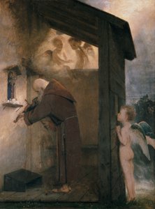 The Hermit by Arnold Böcklin
