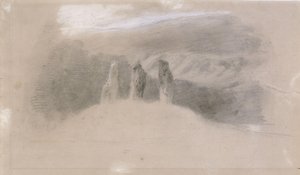 Megalithic Tomb by Arnold Böcklin