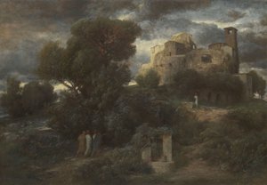 Road to Emmaus by Arnold Böcklin