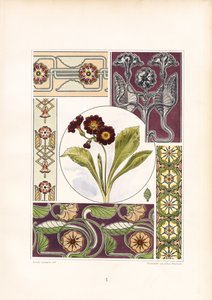 Primrose Motifs and Floral Ornament Variations by Arnold Lyongrün