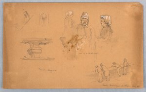 Architectural and Figure Sketches