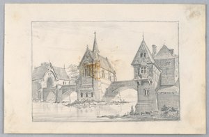 In a German Town by Arnold William Brunner