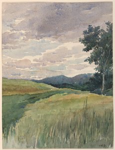 Landscape of Countryside by Arnold William Brunner