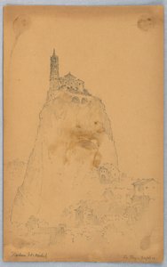 Rocher St. Michel, Le Puy by Arnold William Brunner