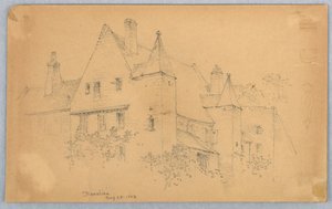Sketch of Beaulieu by Arnold William Brunner