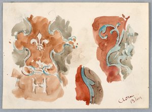 Sketches of Wall Patterns – Blois