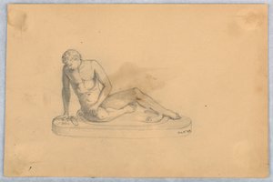 Study of a Statue, or Cast