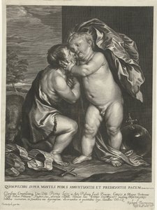 Christ Child and John the Baptist by Arnold de Jode