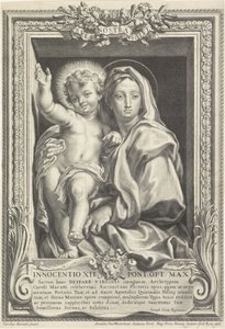 Mary with the Christ Child (title on object: Spes Nostra Salve) by Arnold van Westerhout