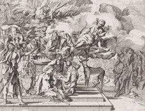 The Sacrifice of Iphigenia, 1650-1700 by Arnold van Westerhout.