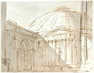 A Round Building (Pantheon?)