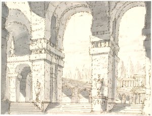 Palace Complex with Arcades by Aron Wallick