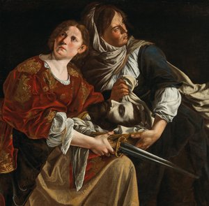 Judith with the Head of Holofernes and a Servant by Artemisia Gentileschi