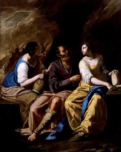Lot and His Daughters, ca. 1635-1637 by Artemisia Gentileschi