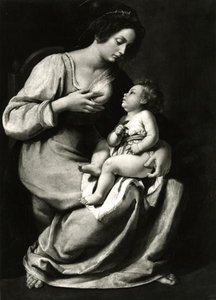 Madonna of the Cherries by Artemisia Gentileschi