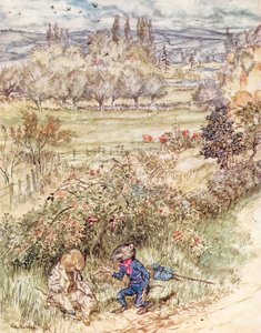 Illustration for The Wind in the Willows by Kenneth Grahame by Arthur (after) Rackham