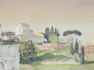 Palatine Hill from the Colosseum by Arthur Bowen Davies