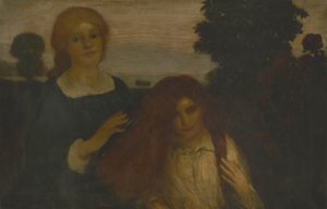 Rose to Rose, c.1890-1900 by Arthur Bowen Davies