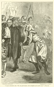 A poor shoemaker said, Oh, my good master, God strengthen and comfort you by Arthur Boyd Houghton