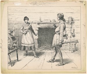 I Told Him to Stand Off by Arthur Burdett Frost