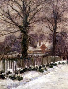 A Snow-Covered Lane, Radlett, Hertfordshire