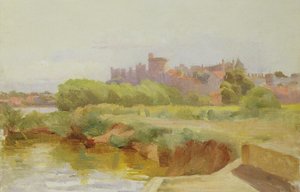 View of Windsor Castle by Arthur Claude Cooke