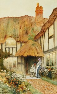 A Quiet Moment by Arthur Claude Strachan