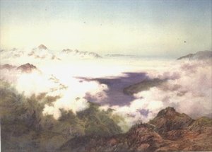 Early Morning from the Schynegge Platte, Switzerland by Arthur Croft