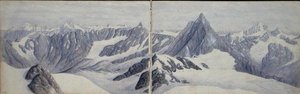 View from the Breithorn by Arthur Cust