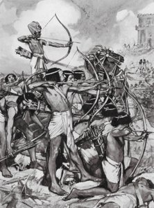 Thothmes III Attacking the Syrians, XVIIIth Dynasty