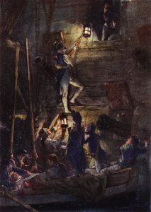 Nelson going on board the Theseus to have his arm amputated by Arthur David McCormick