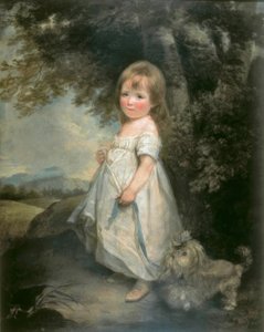 Miss Anderson with Her Dog by Arthur Devis