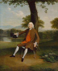 Portrait of a Gentleman Seated by Arthur Devis
