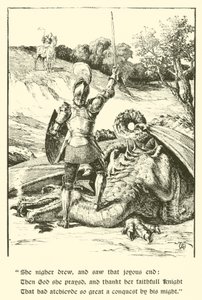 The Red Cross Knight, The Last Fight by Arthur George Walker