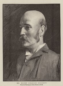Mr Henry Charles Burdett by Arthur Hacker
