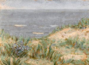 Seaview with Dunes, Flowering Seagrass