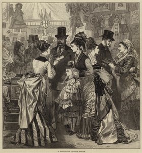 A Fashionable Charity Bazaar by Arthur Hopkins