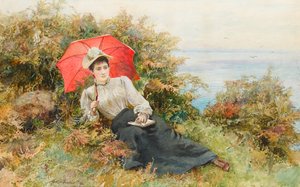 A Quiet Read by the Cliff Path