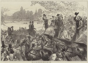 Meet of the Four-in-Hand Club in Hyde Park by Arthur Hopkins