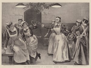 New Year Festivities at a Hospital, Nurses off Duty by Arthur Hopkins