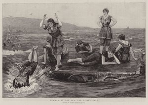Summer by the Sea, the Diving Raft by Arthur Hopkins