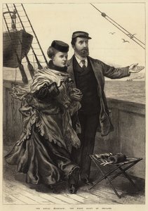 The Royal Marriage, the First Sight of England