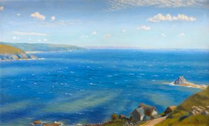 Study for Hannafore, West Looe by Arthur Hughes