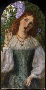 The Lady with the Lilacs by Arthur Hughes